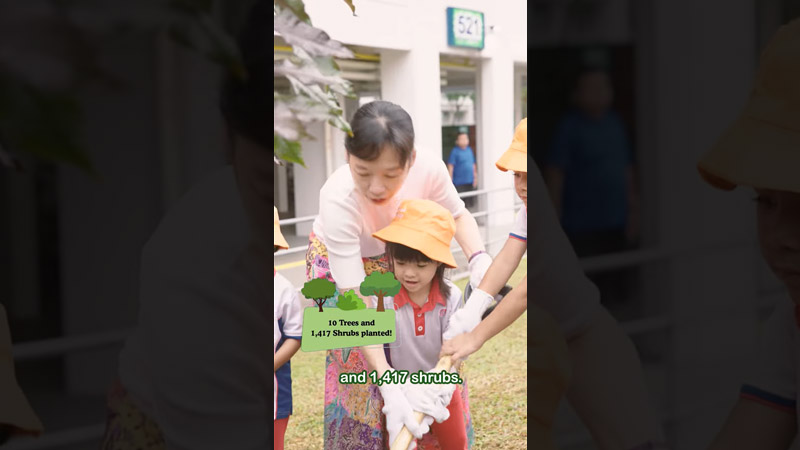 Tree Planting & Smart Recycling Box Launch at Seletar-Serangoon